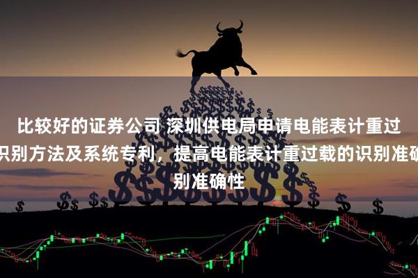 比较好的证券公司 深圳供电局申请电能表计重过载识别方法及系统专利，提高电能表计重过载的识别准确性